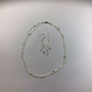 Elegant Tourmaline and Sterling Silver Jewelry Set